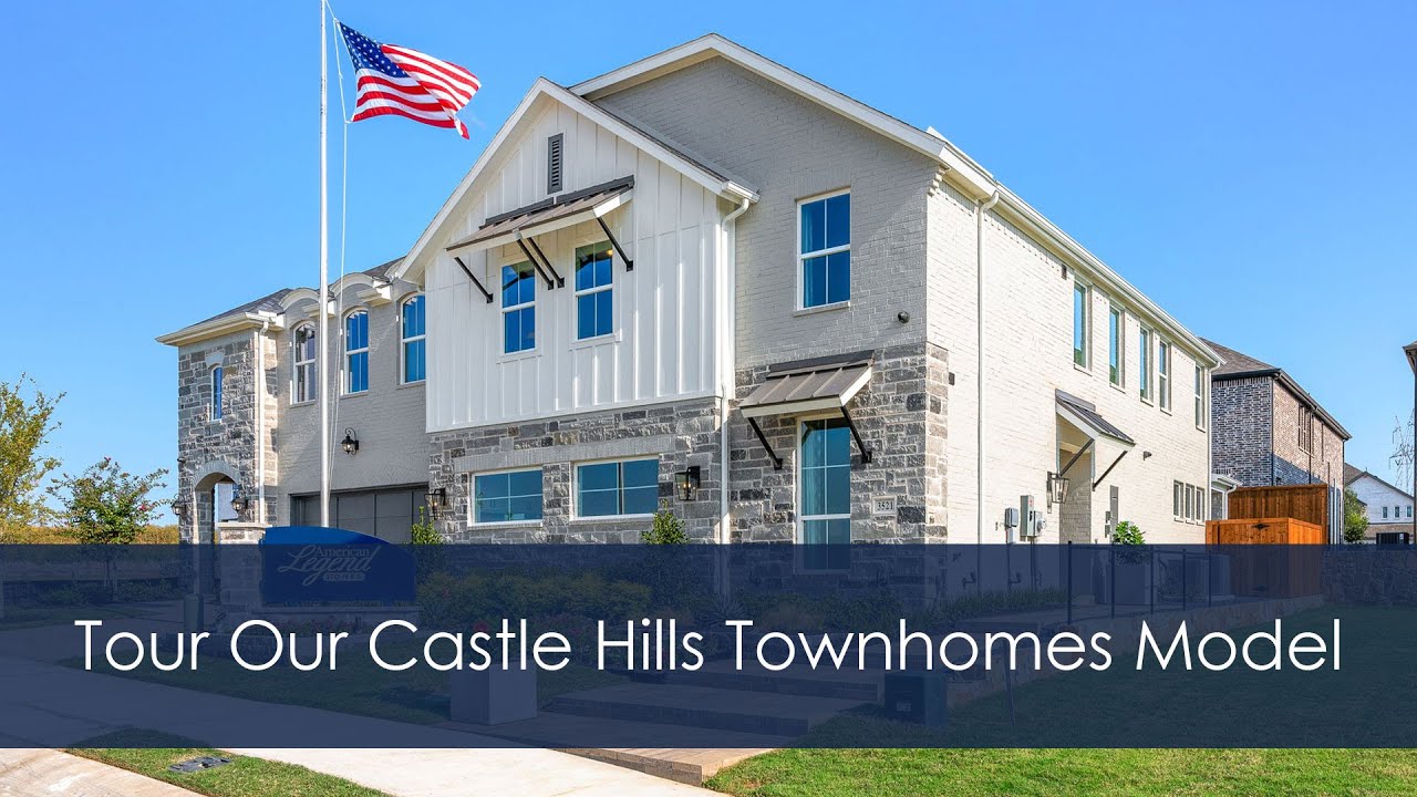 Castle Hills Northpointe Townhomes Model - Lewisville, TX 75056 - American Legend Homes