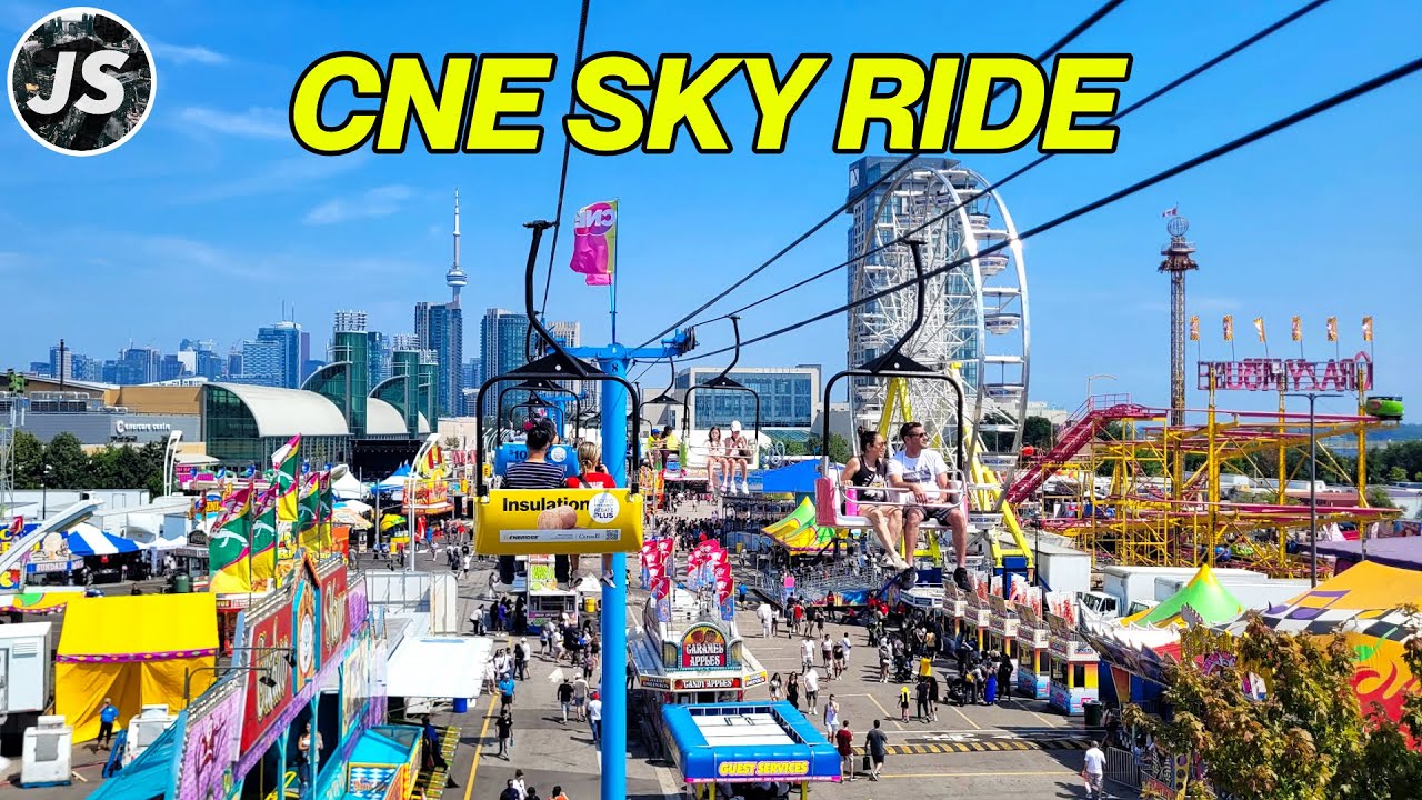 Sky Ride на выставке CNE 2023 в Торонто (точка зрения Ride)