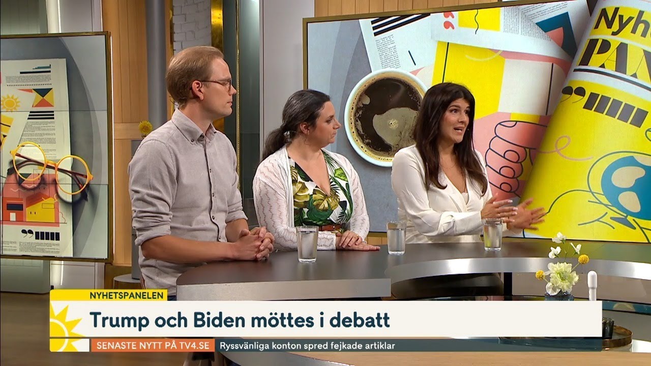 ”Panik – alla är överens om att Bidens insats var katastrofal” | Nyhetsmorgon | TV4 & TV4 Play
