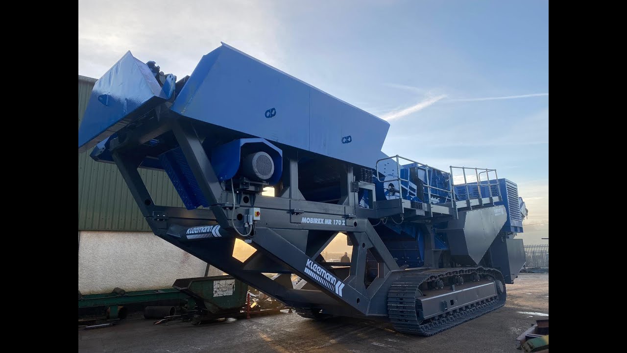 Demonstration video Kleemann MR172 impactor crusher