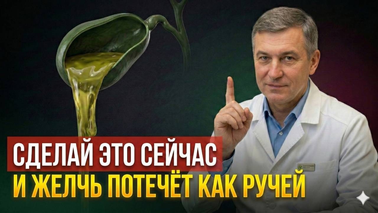 ЭТИ 5 проверенных СПОСОБОВ уберут ЗАСТОЙ ЖЕЛЧИ!