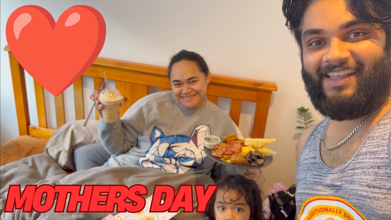 SURPRISING MY WIFE & GRANDMA FOR MOTHERS DAY! 💐 BREAKFAST IN BED + ISLAND STYLE COOKING 🌺