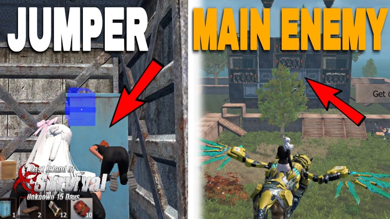 Raiding the jumper and making main enemy ragequit Last Island of Survival