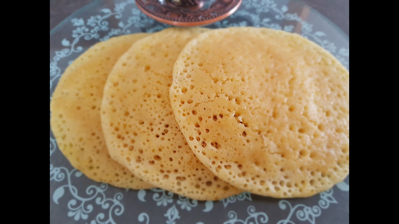 Baghrir (Thighrifine), algerische Pfannkuchen mit tausend Löcher
