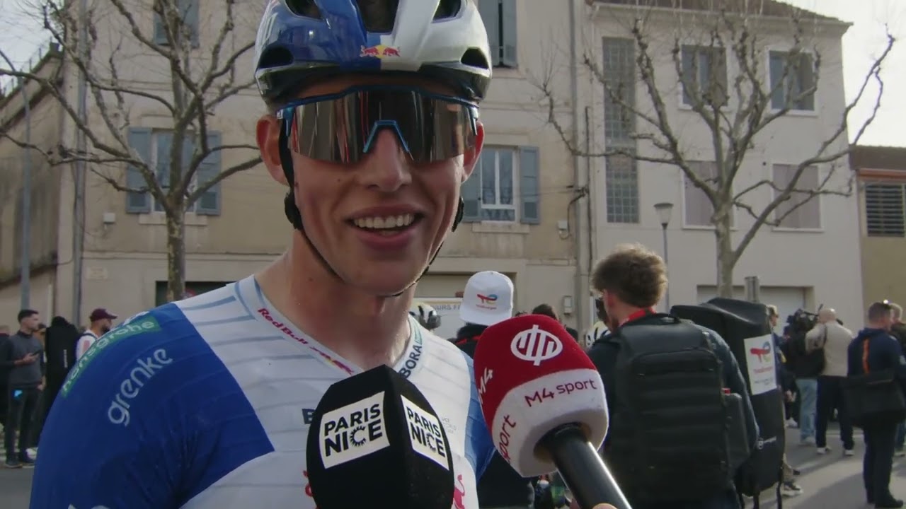 Laurence Pithie - Interview at the finish - Stage 6 - Paris-Nice 2026