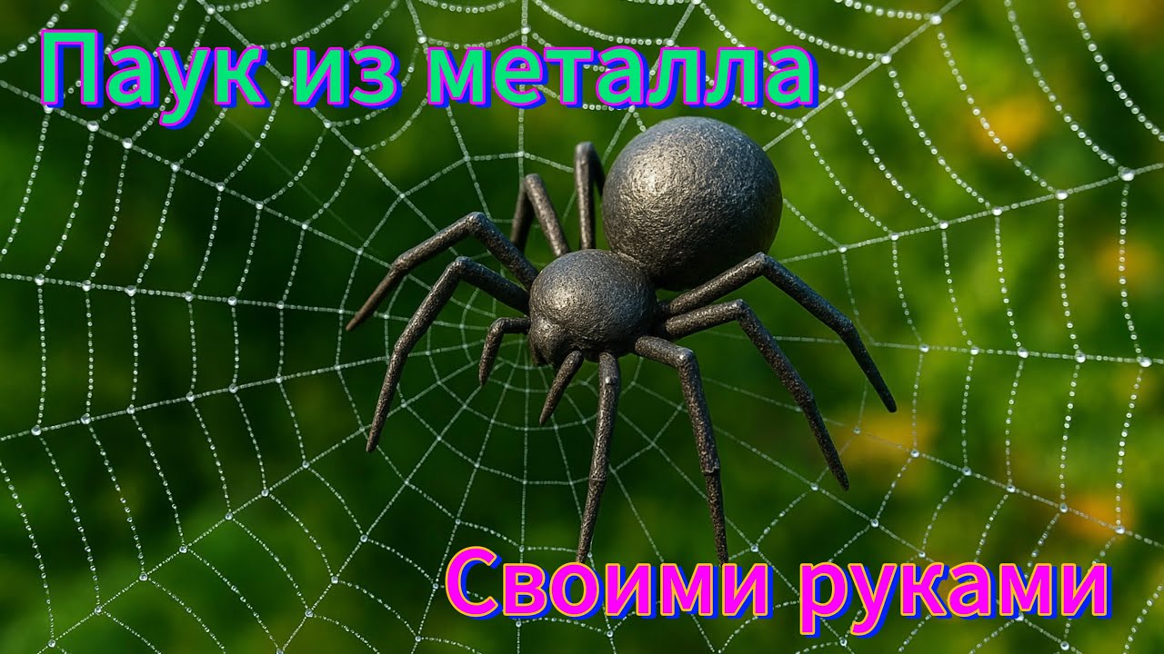 Паук из металла, своими руками. Spider metal.