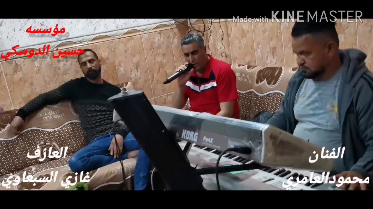 الفنان محمود العامري-العازف غازي السبعاوي-