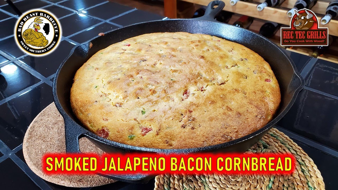 Smoked Jalapeno Bacon Cornbread aka 