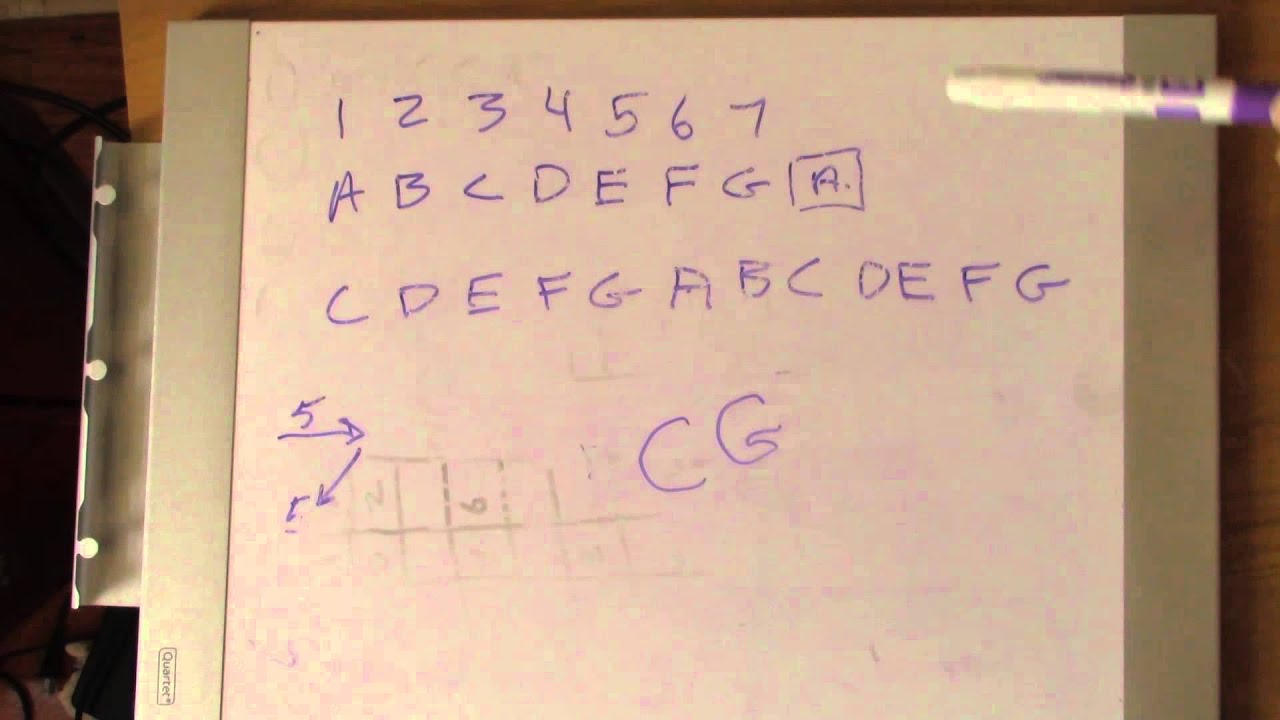 Autoharp Chord Setup  - 1 of 2