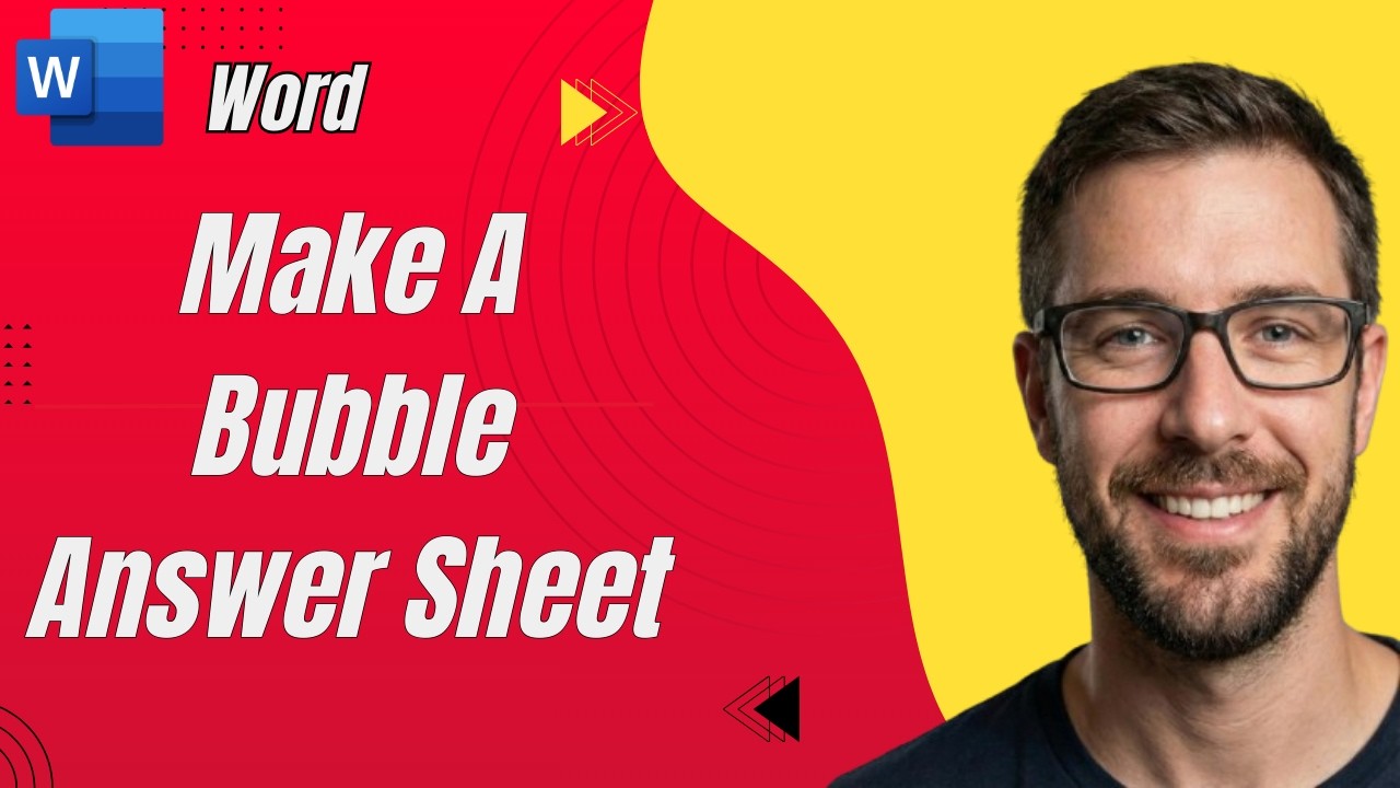 How to Make a Bubble Answer Sheet in Microsoft Word [2026 Guide]