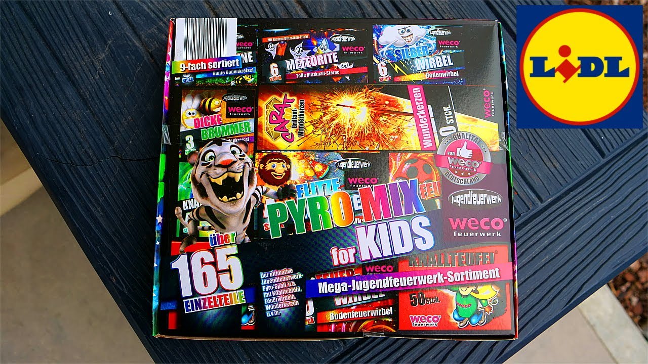 PYROMIX FOR KIDS | LIDL 4,99€ | Weco Feuerwerk