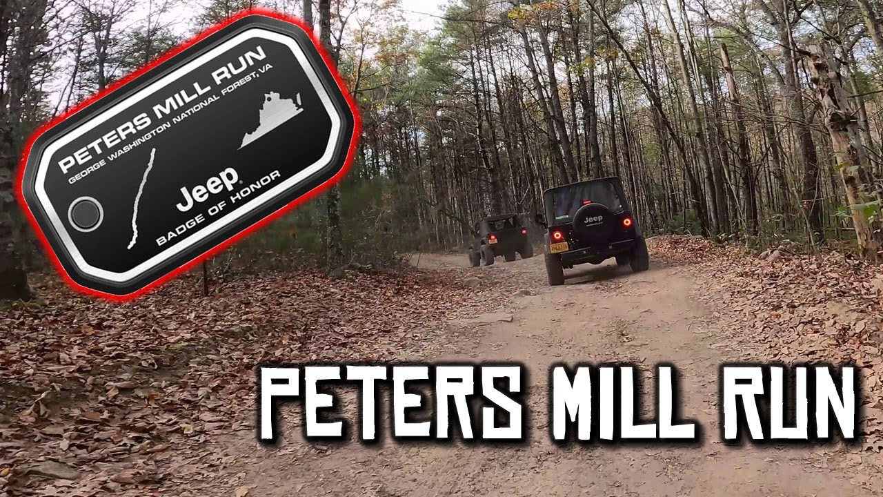Time Lapse of Peters Mill Run OHV Jeep Badge of Honor Trail. Perfect for the first time off-roader!