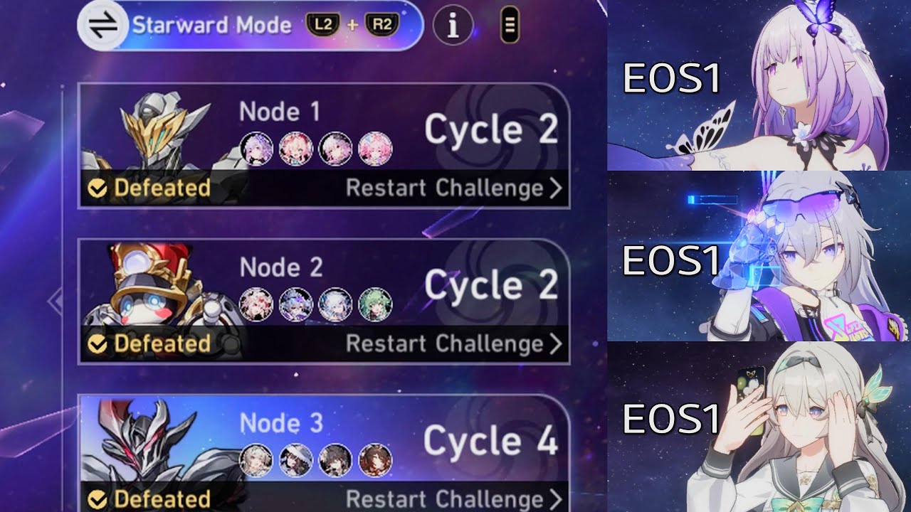 3.4 MOC 12 Starward Clear w/E0S1 Castorice/SW999/Firefly Teams