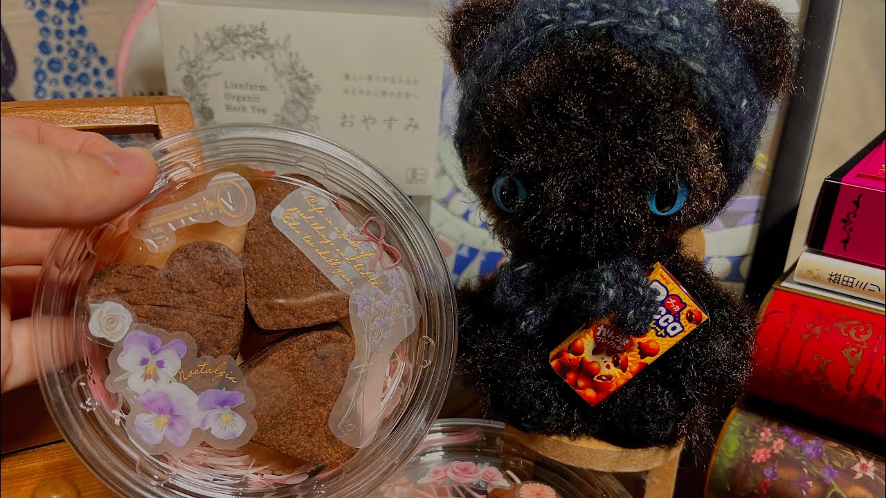 【ASMR】バレンタイン🍫自分で作ったお菓子を食べるよ