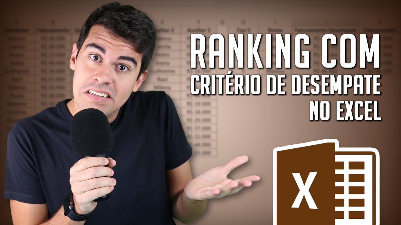 Ranking no Excel com Critério de Desempate (Método Simples)