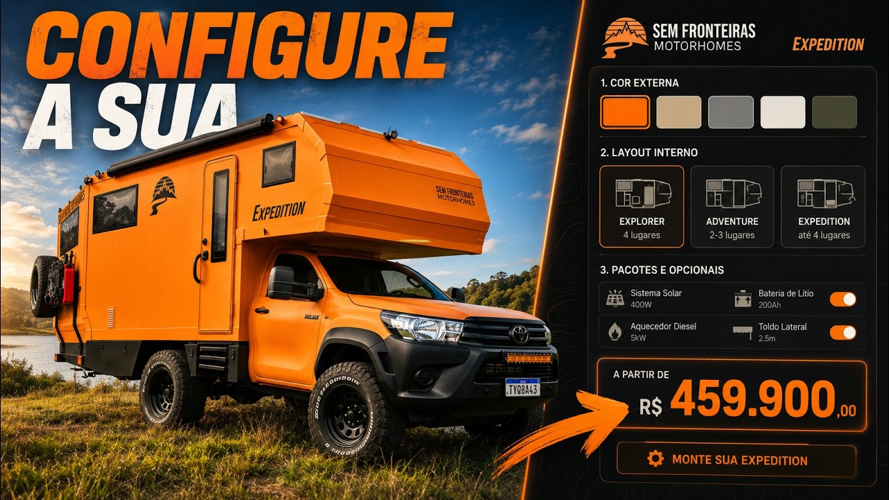 Configure sua Expedition do seu jeito | Descubra o valor em tempo real