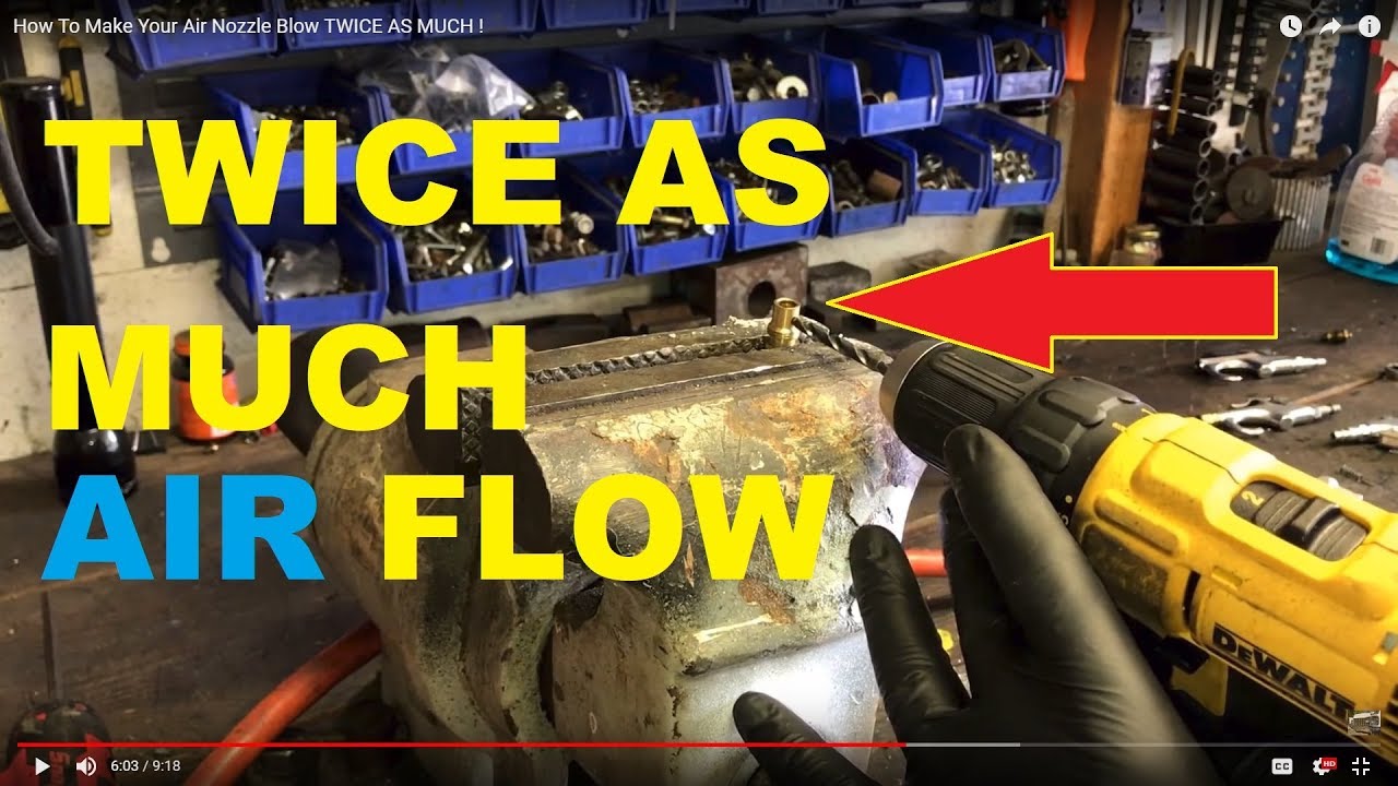 Make Your Air Nozzle Blow TWICE AS MUCH !