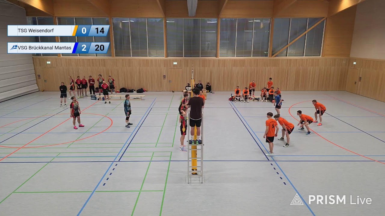 Volleyball Herren TSG Weisendorf vs VSG Brückkanal Mantas