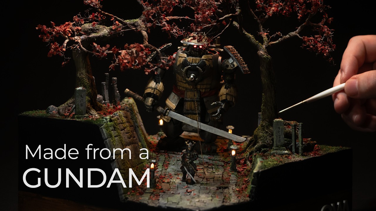A Ronin Roams with his Roninbot // Custom Gundam Diorama tutorial