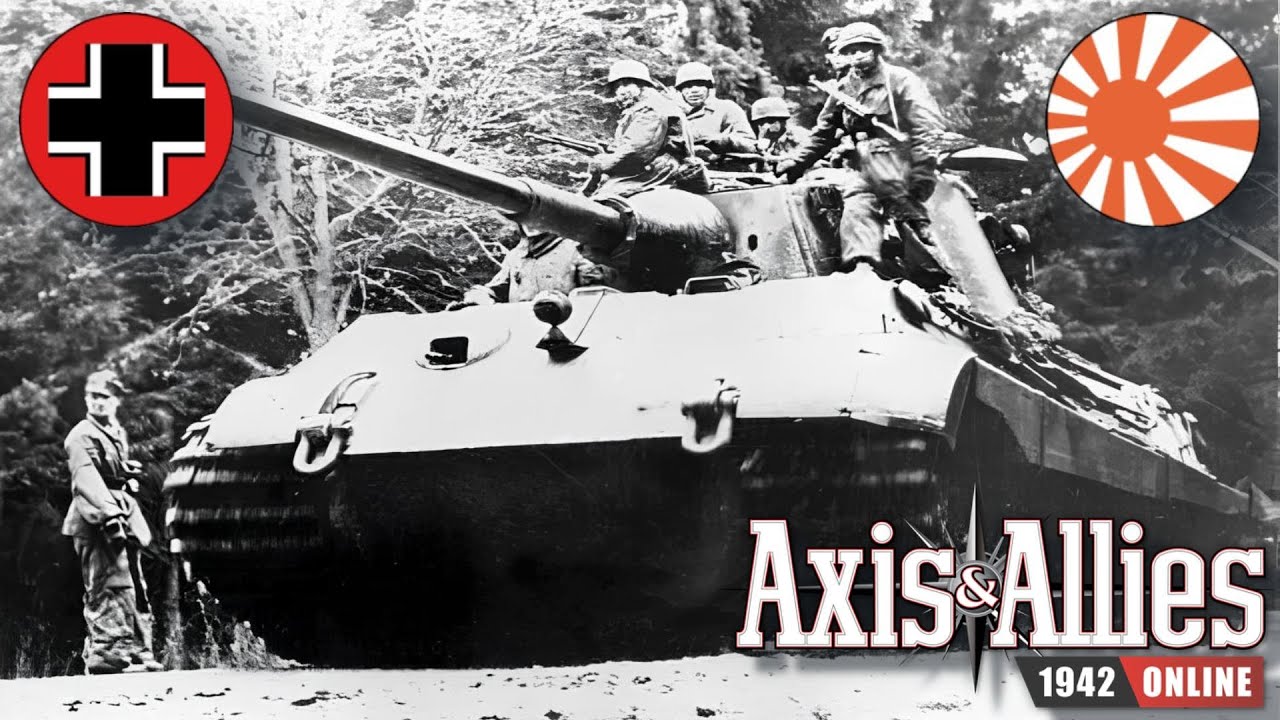 Axis & Allies 1942 Online | Club Team Solo BONKCC(Axis#1) Vs FLYING WOMBAT(Allies#1)