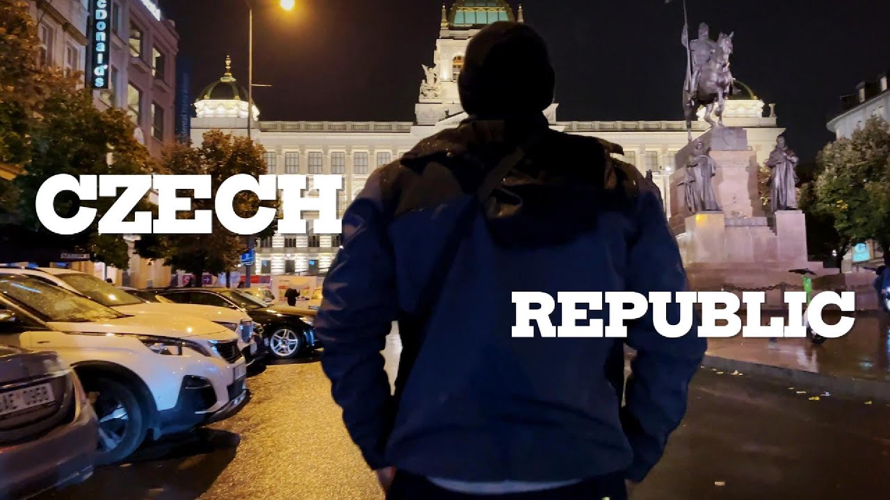 Mystical Night Walk in Czech Republic: Secrets of the Moonlit Streets | Travel Vlog