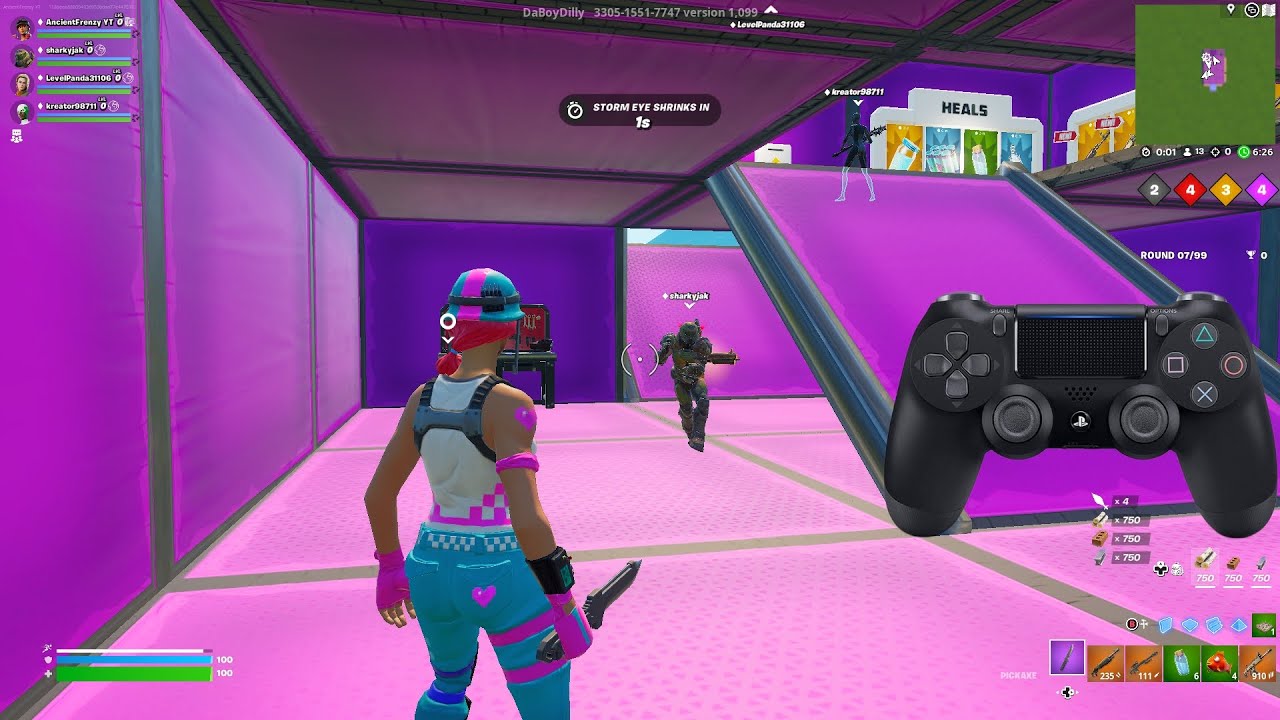 Fortnite 3v3v3v3 Go Goated Zone Wars Gameplay #2