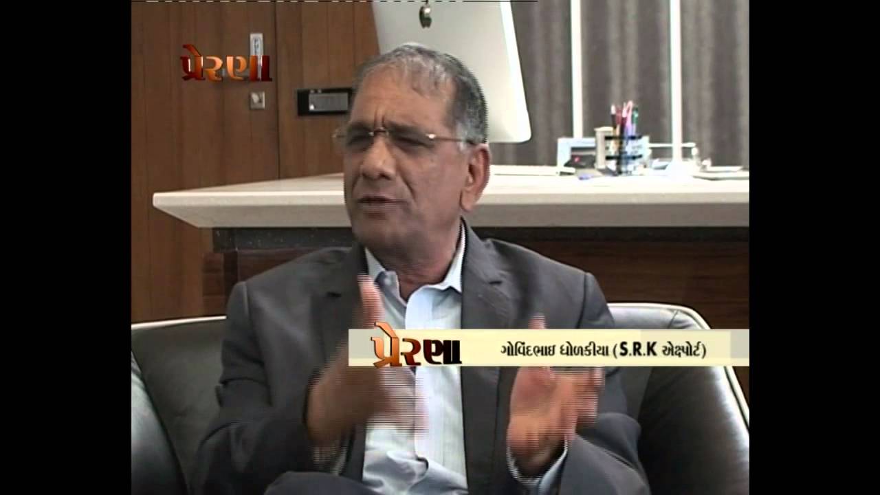 Surat Diamond king Mr.Govindbhai Dholakia in PRERNA with Sujal Dave-GTPL,Editor in Chief-surat-I