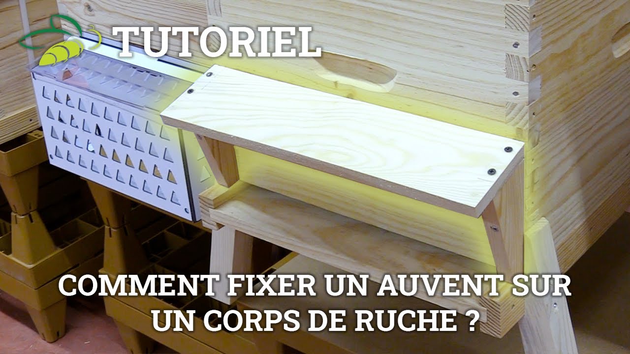 Comment fixer un auvent sur un corps de ruche ? - Tuto vidéo NATURAPI