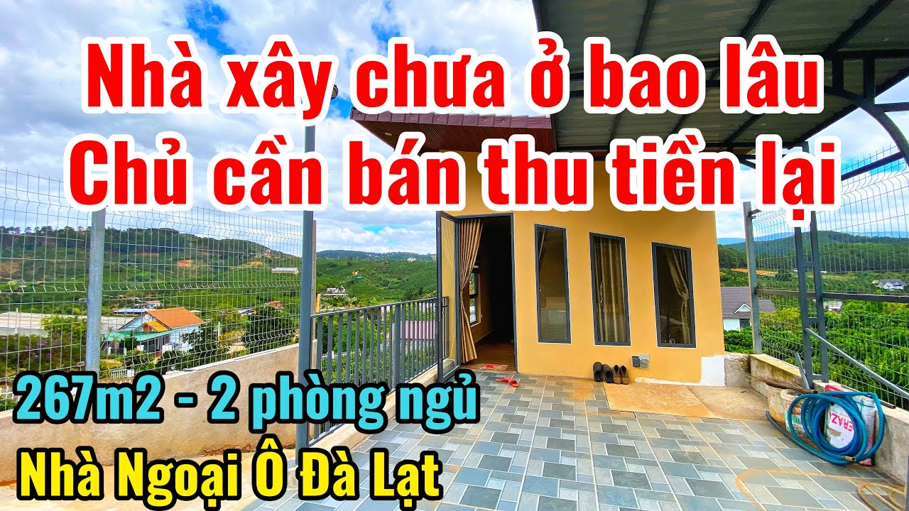 Nôn nao xây căn nhà nghỉ dưỡng, nay chủ cần bán thu tiền lại ! Ngoại Ô Đà Lạt .