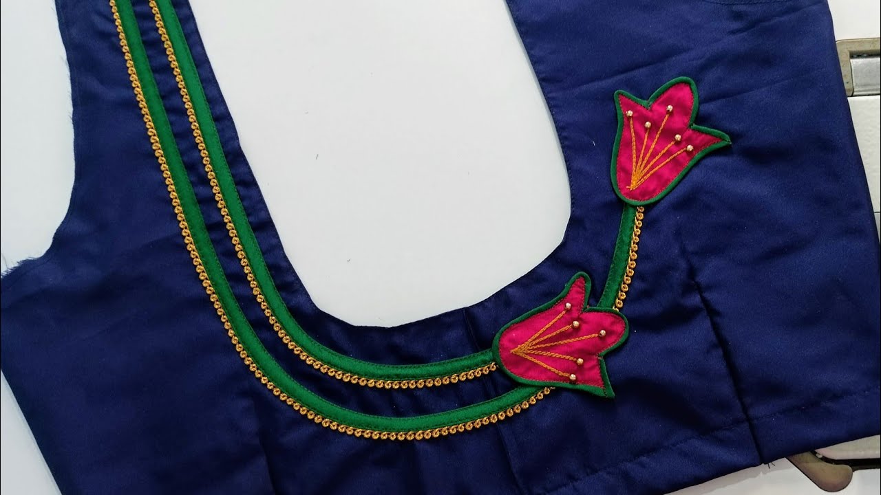 Latest Model Blouse Back Neck Design | Blouse Design | Cutting And Stitching Back Neck Blouse Design