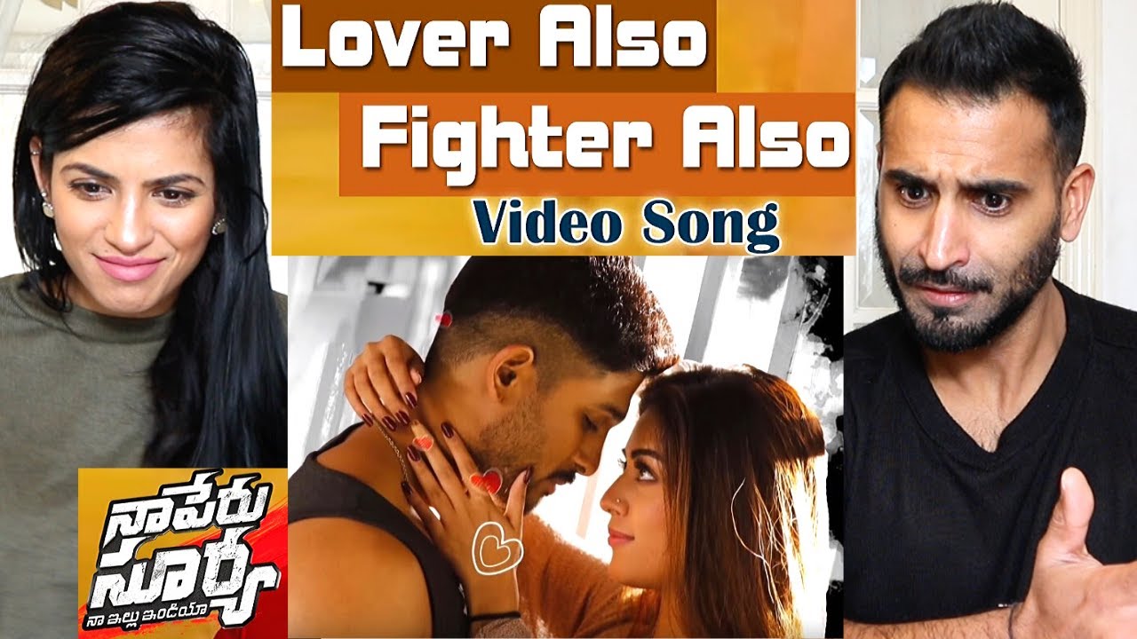 Lover Too Fighter Too Полное видео песни | Наа Перу Сурья Наа Иллю Индия | Аллу Арджун | РЕАКЦИЯ!!