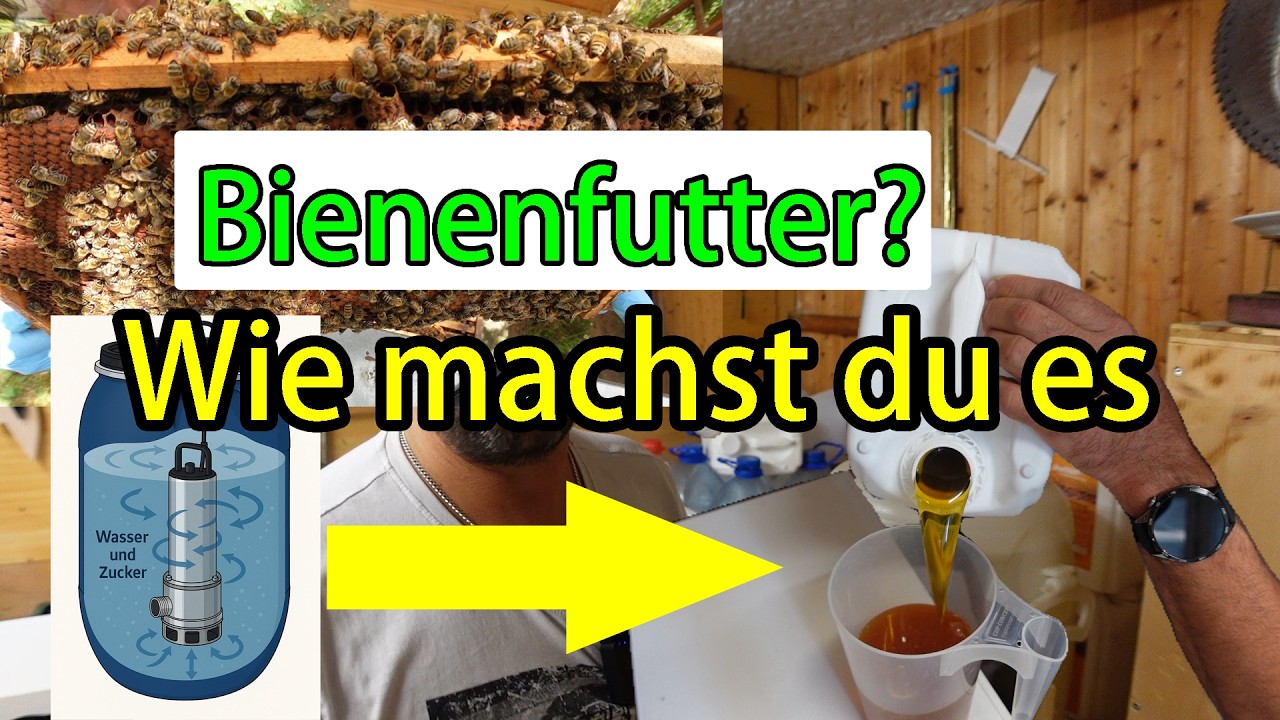 Bienenfutter ganz einfach selbst gemacht