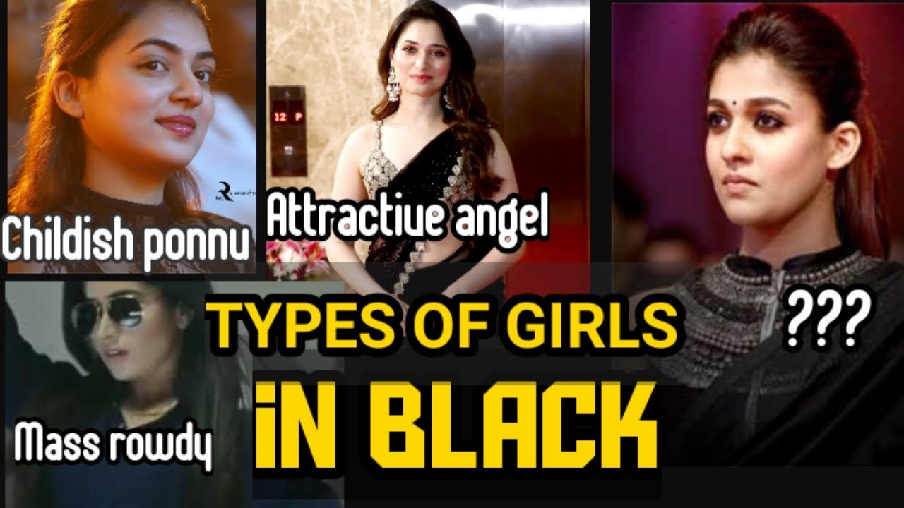 Types of girls in black dress saga// based on girls month wise. For more follow us