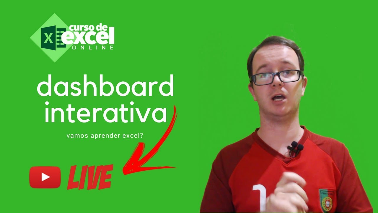 Como fazer um Dashboard Interativa no EXCEL - Replay - Aula de Excel Gr&aacute;tis