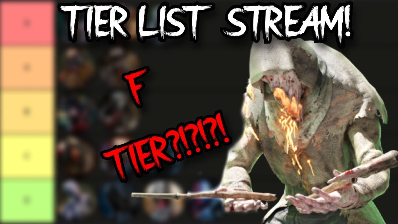 Tier List Stream! Making A Tier List For Many Things Related To Dead By Daylight!