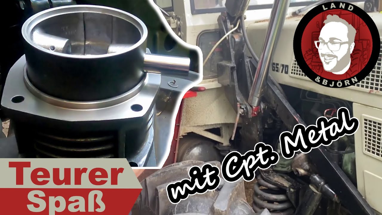 Wie man aus 0,75 € (Reparatur) einen 200 € (Schaden) macht - MB Trac 65/70 Luftpresser