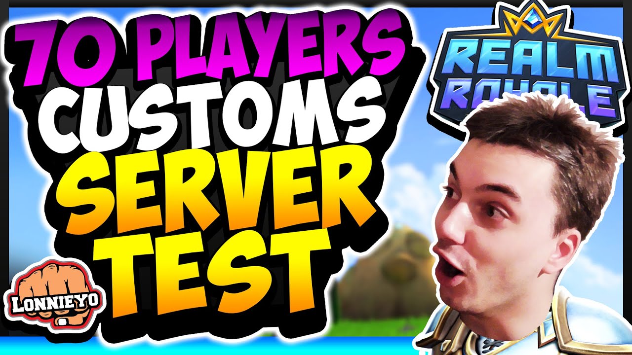 Lag is GONE?! - *70 PLAYERS* Server Test | Realm Royale