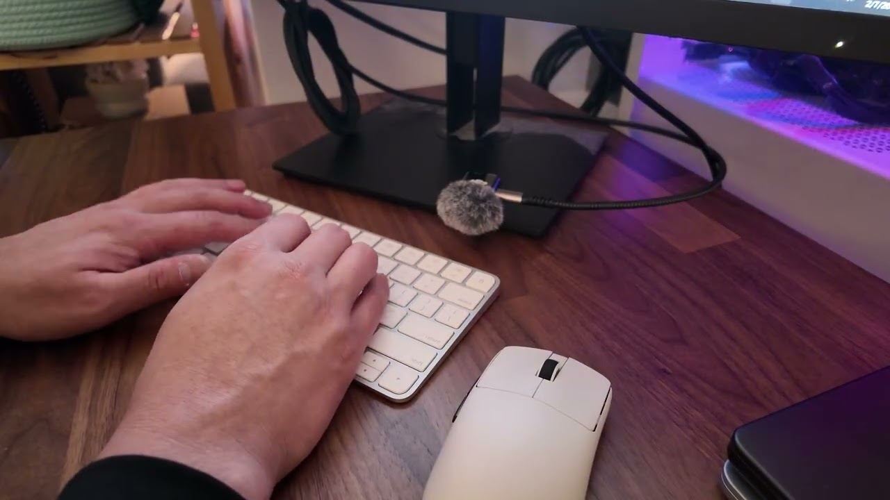 ASMR Typing (No Talking) -  Apple Magic Keyboard A3203, Speed typing sounds