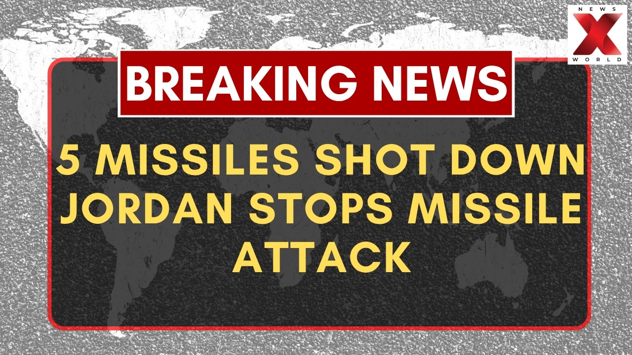 Jordan Intercepts Missiles : Jordan air defences stop Iranian missile barrage before impact