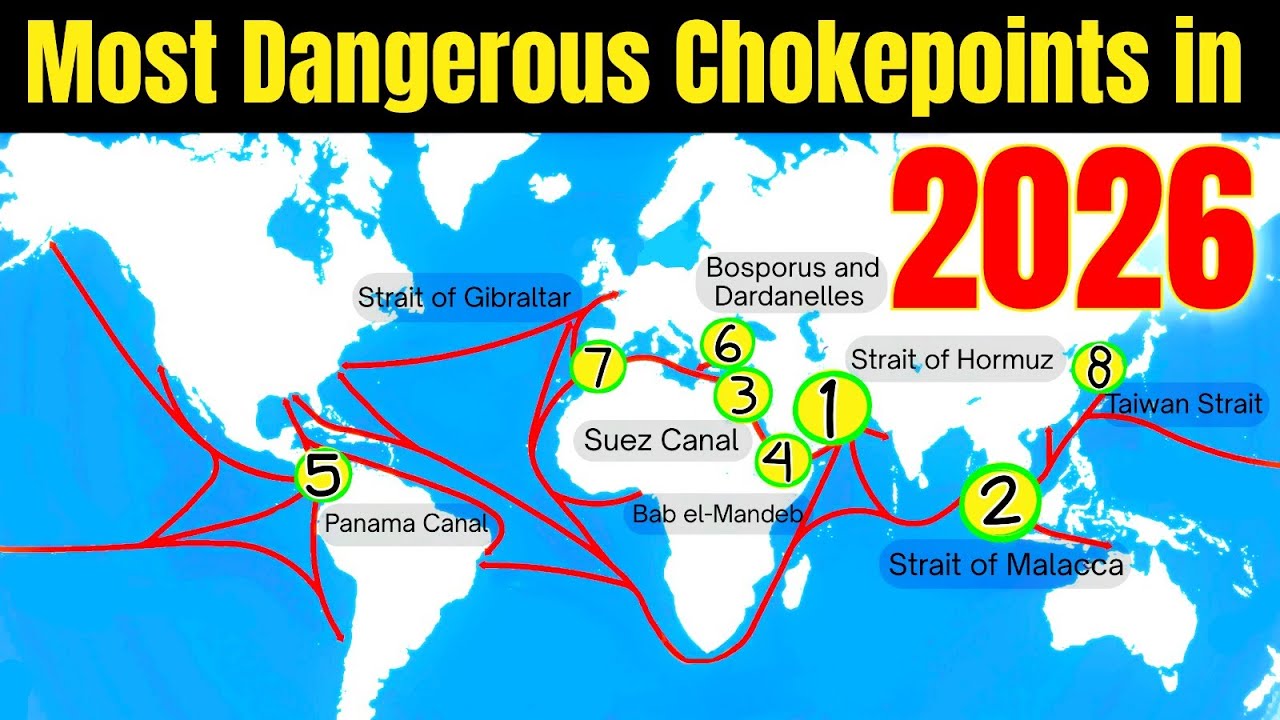 The 8 Most Dangerous Chokepoints on Earth in 2026 Nobody Is Talking About