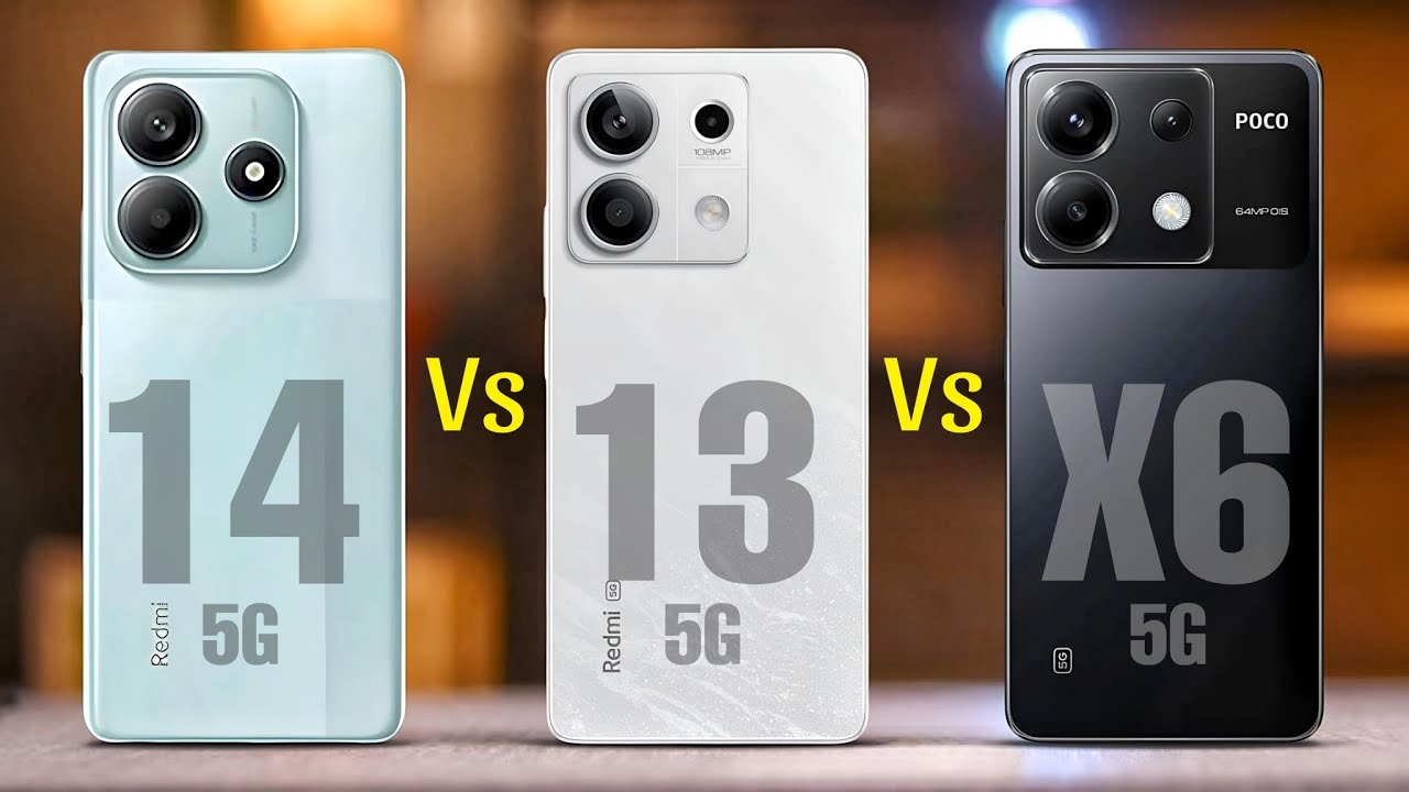 Redmi Note 14 5g Vs Redmi Note 13 5g Vs Poco X6 5g