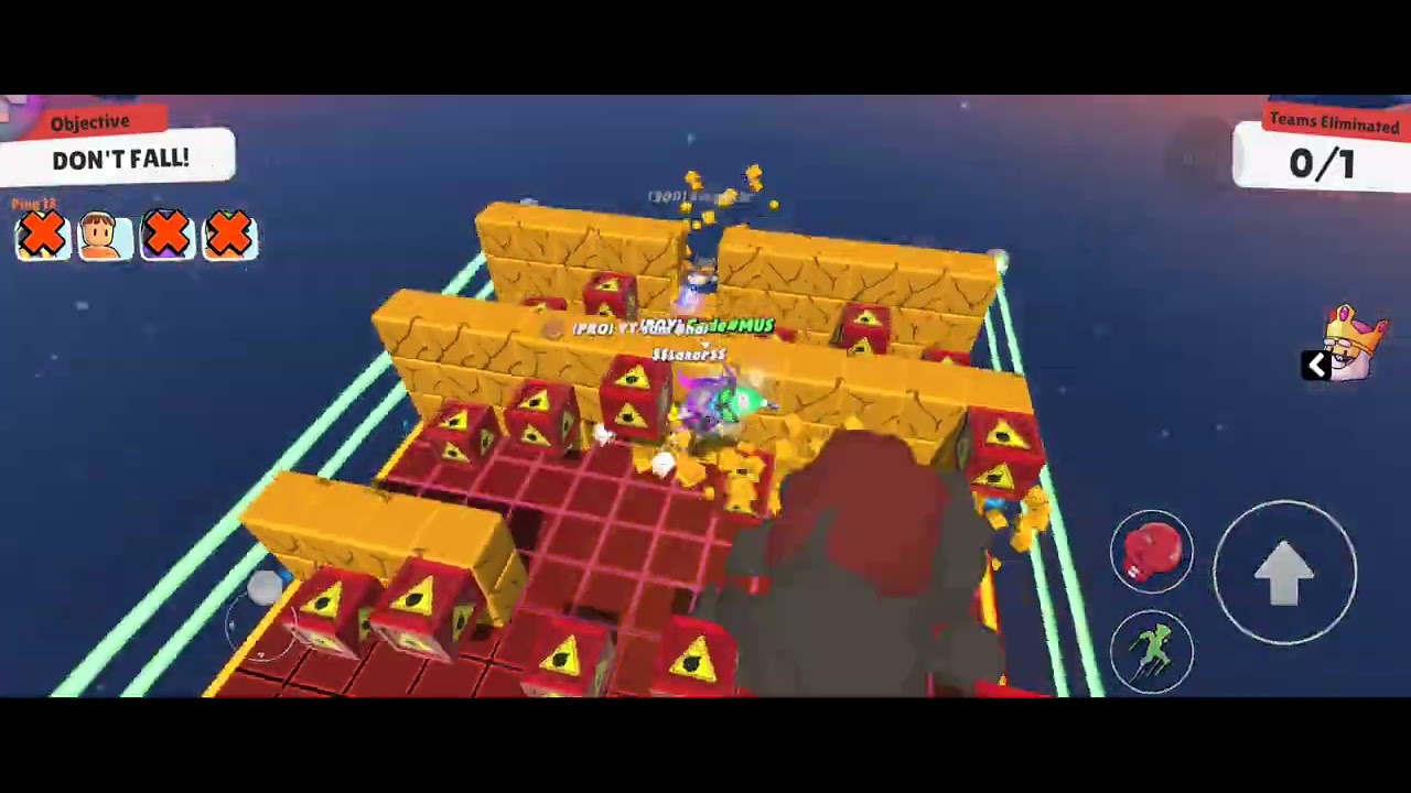 Playing stumble guys