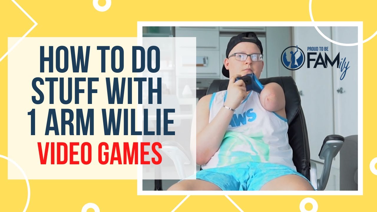 HOW TO PLAY VIDEO GAMES WITH ONE ARM!