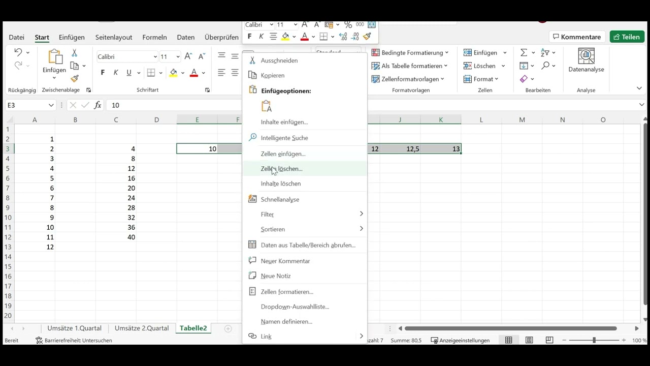 Teil 35 Ausf&uuml;llfunktion nutzen in Excel #excel #weiterbildung #lernen
