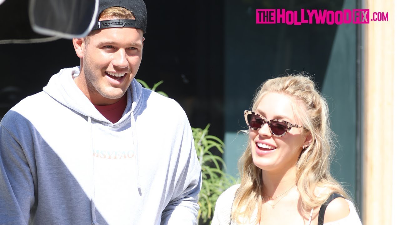 Colton Underwood & Cassie Randolph Beam With Happiness As They Leave Urth Caffe Together