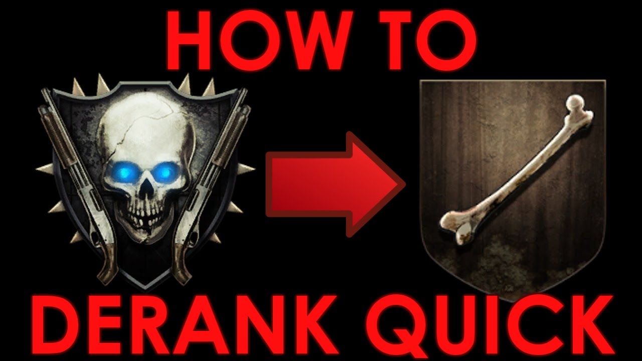 Tutorial: How to derank quick! | Black Ops 2 Zombies