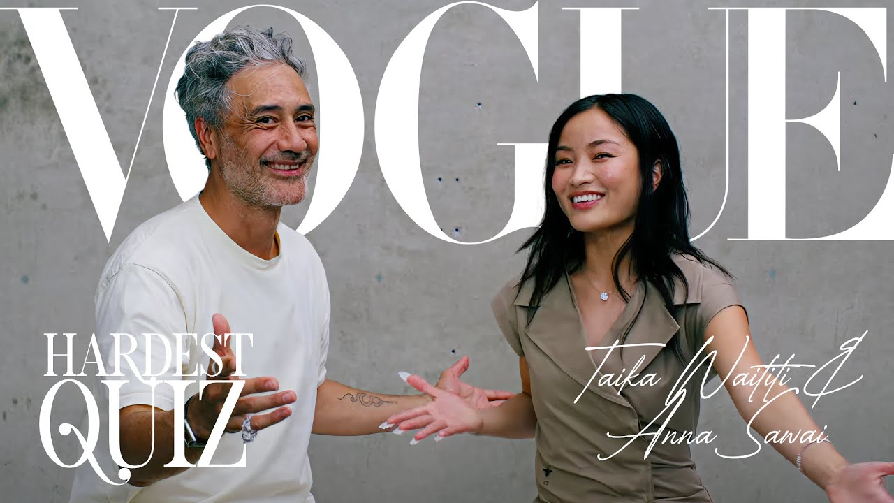 Shogun's Anna Sawai and filmmaker Taika Waititi do Vogue's Hardest Quiz | Vogue Australia