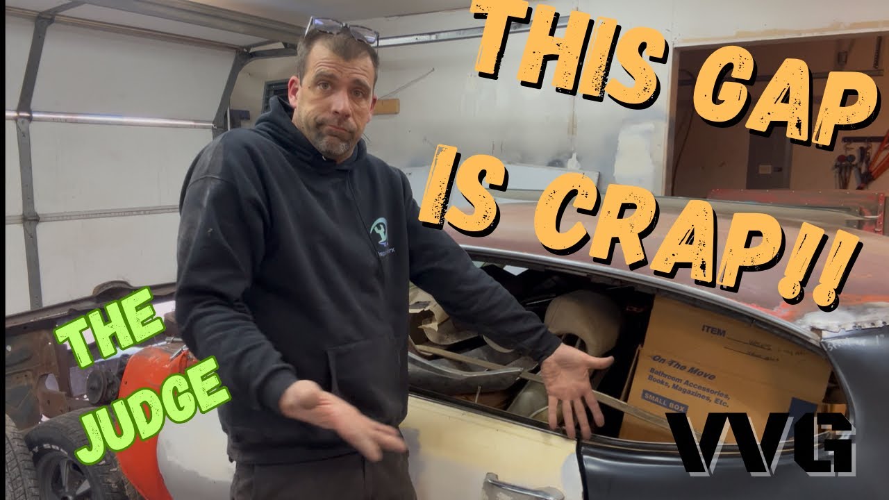door gap repair a better way to correct the appearance, 1969 GTO