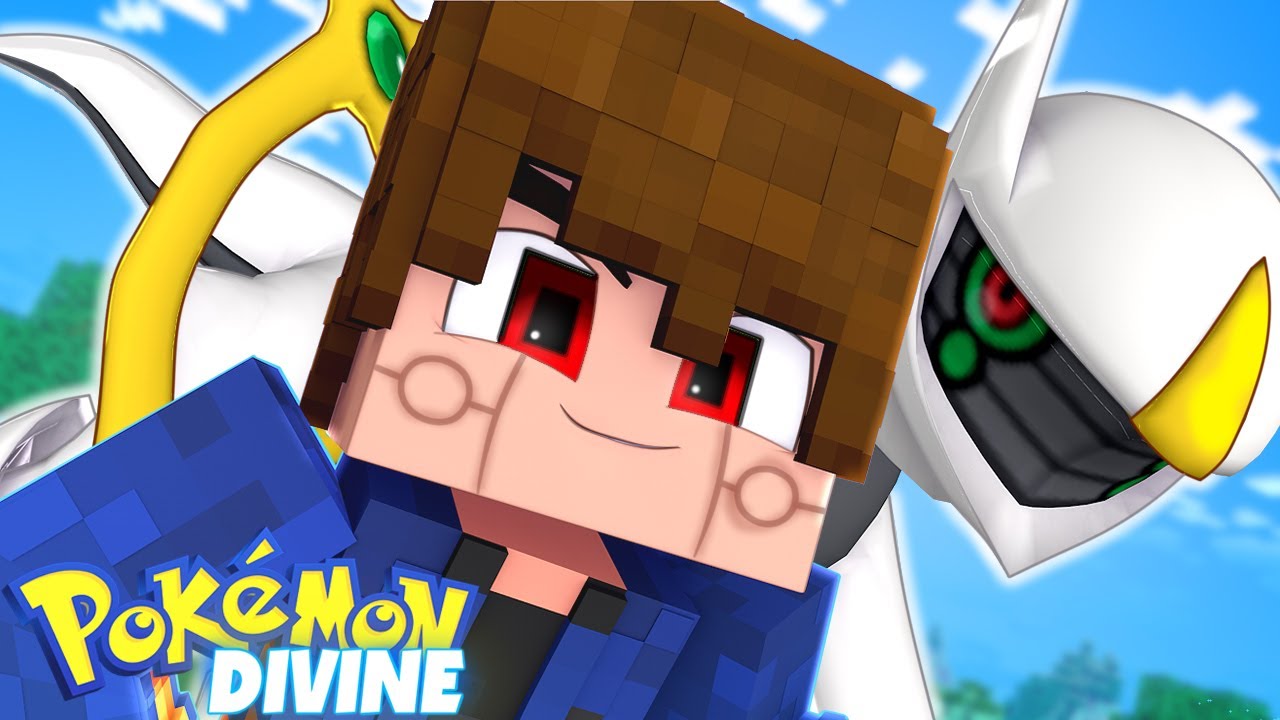 Minecraft : Pokémon DIVINE - O FILHO de ARCEUS VIROU UM TREINADOR POKÉMON ! Ep 1