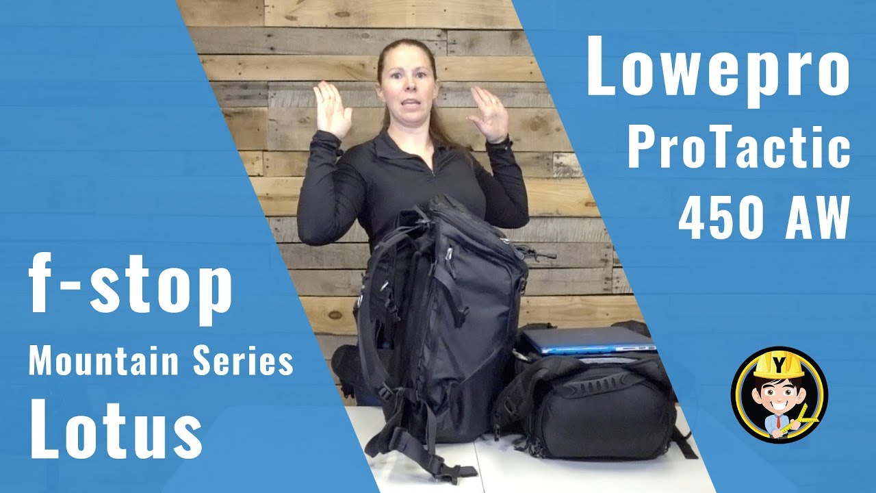 LowePro ProTactic 450 AW and F Stop Mountain Series Lotus Camera Bag Review